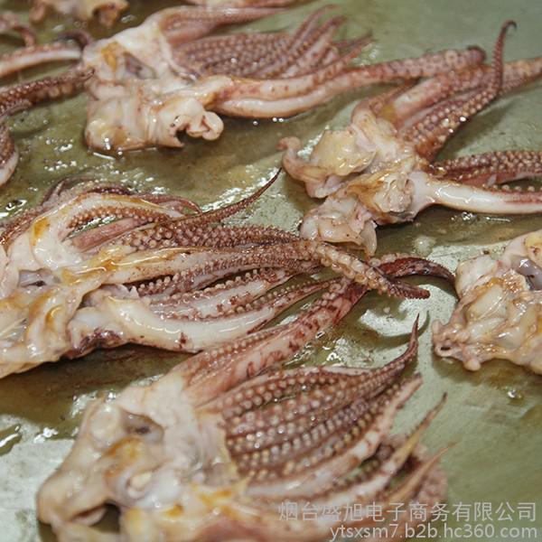 成都批发鱿鱼头/烧烤鱿鱼头/调味鱿鱼头/休闲零食现烤芝麻长条鳕鱼片原料批发 盛旭调味鱿鱼头 冷冻粗加工水产品冷冻粗加工水